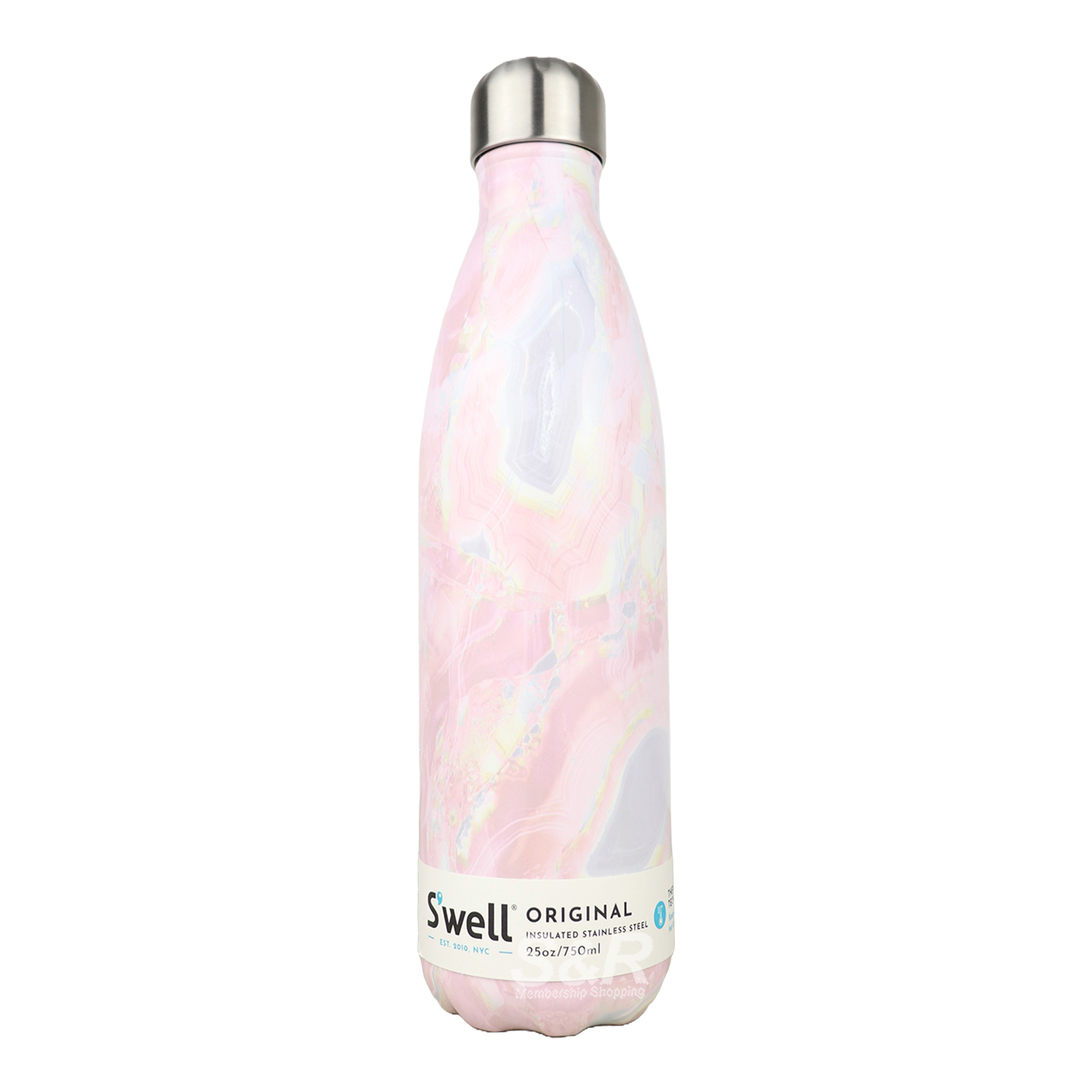 Swell Water Bottle Geode Rose 750mL Swell Water Bottle Geode Rose 750mL